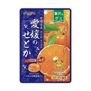 SENJAKU AME LUXURIOUS GUMMY EHIME NOSETOKA ORANGE FLAVOR 34G