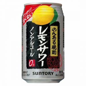日本SUNTORY三得利 晩酌柠檬无酒精果汁酒 350ML