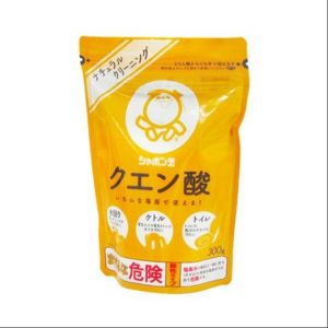 日本SHABONDAMA清洗台面水垢马桶黄垢柠檬酸性清洁剂 300g