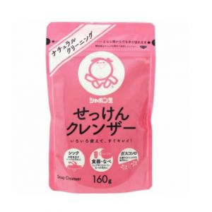 日本SHABONDAMA厨房浴缸清洁粉厨房家用天然微研磨粉末型清洁剂 160g