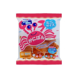 日本SANRITSU三立制菓 迷你乳酸菌蟹形饼干 140g