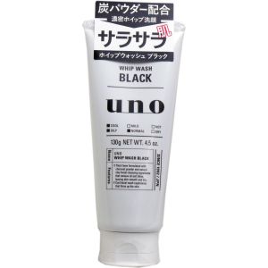 SHISEIDO Uno Men Black Whip Wash 130g