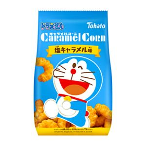 TOHATO X DORAEMON CARAMEL CORN STICKS SALTED CARAMEL