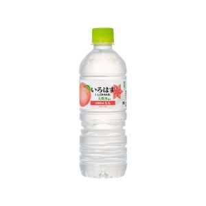 COCA COLA Irohasu Transparent Japanese Peach Flavor Water 555ml
