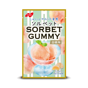 NOBEL SORBET GUMMY WHITE PEACH