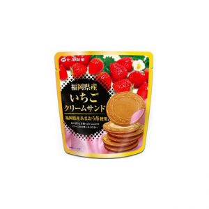 日本NANAO七尾制果 法兰酥夹心饼干 草莓味 68G