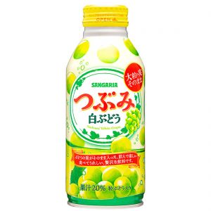 日本SANGARIA 白葡萄果粒饮料 380ML