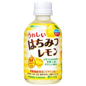 TESOLIFE特搜商城 SANGARIA HAPPY HONEY LEMON 3% FRUIT JUICE 280ML