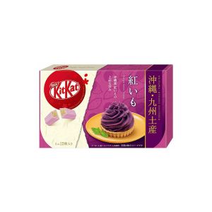 日本NESTLE雀巢 KITKAT甜薯口味迷你威化夹心饼干 12片