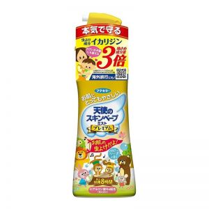 日本FUMAKILLA VAPE未来金色升级版天使3倍效果持久驱蚊喷雾 200ml 婴儿皂香