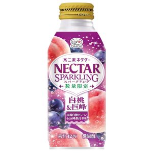 FUJIYA NECTAR SPARKLING WHITE PEACH & KYOHO GRAPE