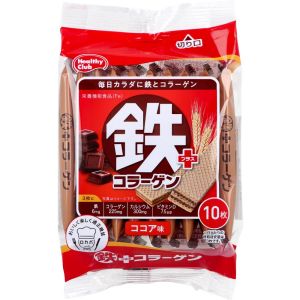 HAMADACONFECT IRON COLLAGEN WAFERS COCOA