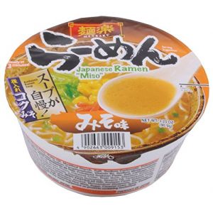 日本MENRAKU面乐 速食拉面 香浓味噌汤口味 碗装 90.9g