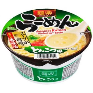 日本MENRAKU面乐 速食拉面 香浓豚骨口味 碗装 82g