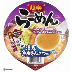 HIKARI MENRAKU RAMEN SEAFOOD TONKOTSU 83G