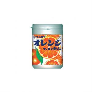 MARUKAWA ORANGE MARBLE GUM BOTTLE 130G