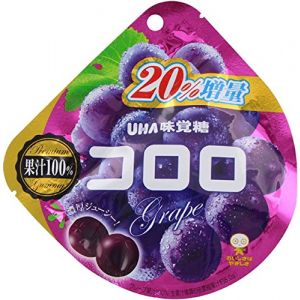 日本UHA悠哈味觉糖 全天然果汁软糖 紫葡萄味 48g