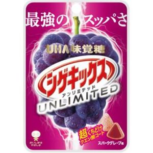 TESOLIFE特搜商城 UHA GUMMY SHIGEKIX UNLIMITED SPARK GRAPE