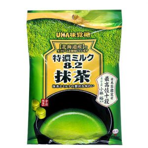 日本UHA味觉糖 北海道特浓8.2抹茶硬糖 80G