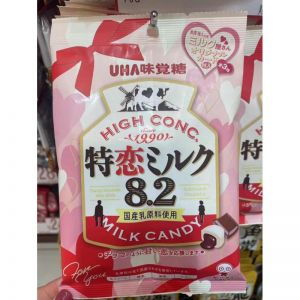 UHA HIGH CONC TOKUKOI MILK 8.2 CHO CANDY