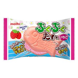 日本MEITO 鲷鱼烧威化饼 草莓味 16.5g