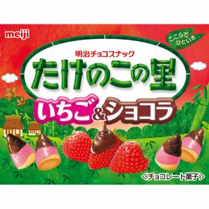 MEIJI KINOKO NO SATO STRAWBERRY CHOCOLAT