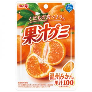 日本MEIJI明治 明治果汁胶原蛋白味觉软糖 橘子味 51g