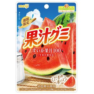 MEIJI FRUIT JUICE GUMMY WATERELON