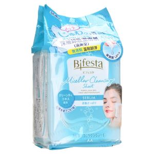 MANDOM BIFESTA MICELLAR CLEANSING SHEET SEBUM  46SHEETS