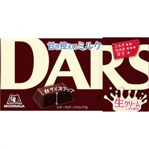 日本MORINAGA森永 DARS浓可可牛奶巧克力 12粒 42G