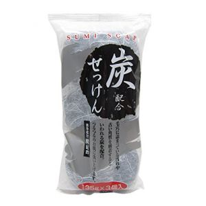 MAX SUMI HAIGOU Settuken Charcoal Bar Soap 135g*3