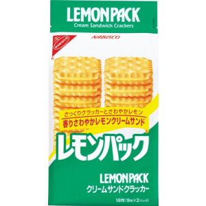 日本YBC 奶油柠檬夹心饼干 167.4g