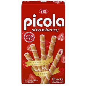 日本YBC PICOLA饼干卷 草莓味 12条