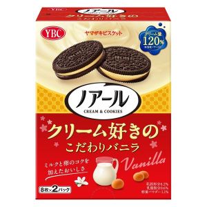 YBC NOIR SPECIAL VANILLA THINLY BAKED COCOA COOKIES