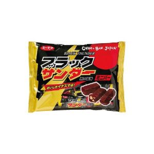 日本YURAKU有乐制果 黑雷神巧克力曲奇饼干夹心能量棒 20枚