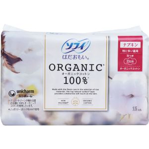 UNICHARM SOFY ORGANIC COTTON HEAVY DAYTIME 23CM W/WINGS