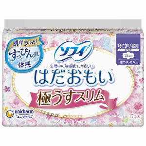 UNICHARM SOFY HADAOMOI WING EXTRA SLIM 26CM