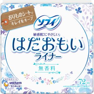 UNICHARM SOFY PANTY LINER UNSCENTED 72P