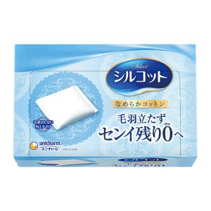 UNICHARM SILCOT FACIAL COTTON SMOOTH 1P