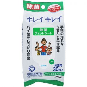 LION KIREI WET TISSUE 30CT ALCOHOL M-136