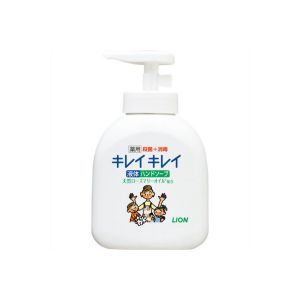 日本LION狮王kireikirei杀菌消毒天然迷迭香精华液体洗手液 250ml