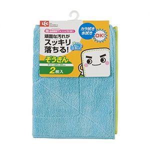 日本LEC 超细纤维强力去污免洗涤剂多功能清洁抹布 2枚入