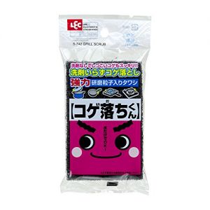 日本LEC 不锈钢锅具专用免洗剂强力除污清洁海绵 单块入