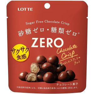 日本LOTTE乐天 无糖巧克力脆球 28G