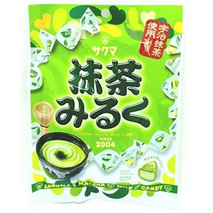 日本SAKUMA 新食感抹茶牛奶三明治夹心糖 59g