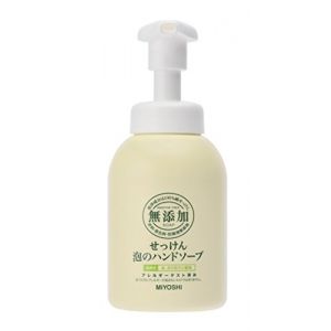 日本MIYOSHI三芳无添加纯皂泡泡洗手液 350ml