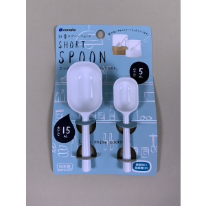 MEASURING SPOON SHORT WHITE S-251