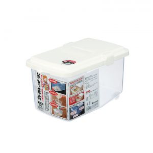 日本INOMATA翻盖带轮防潮防虫家用储米箱217×369×207mm