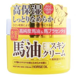 COSMETEX ROLAND Loshi Horse Oil Moisturizing Ex Skin Cream For Face And Body 100g
