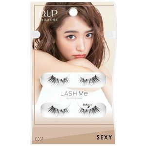 D.U.P. LASH Me by Chihiro Kondo Makeup Eyelash Kit (2 pairs) #02 SEXY